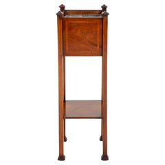 Sheraton Revival Plant Stand Mahogany 1900 Planter