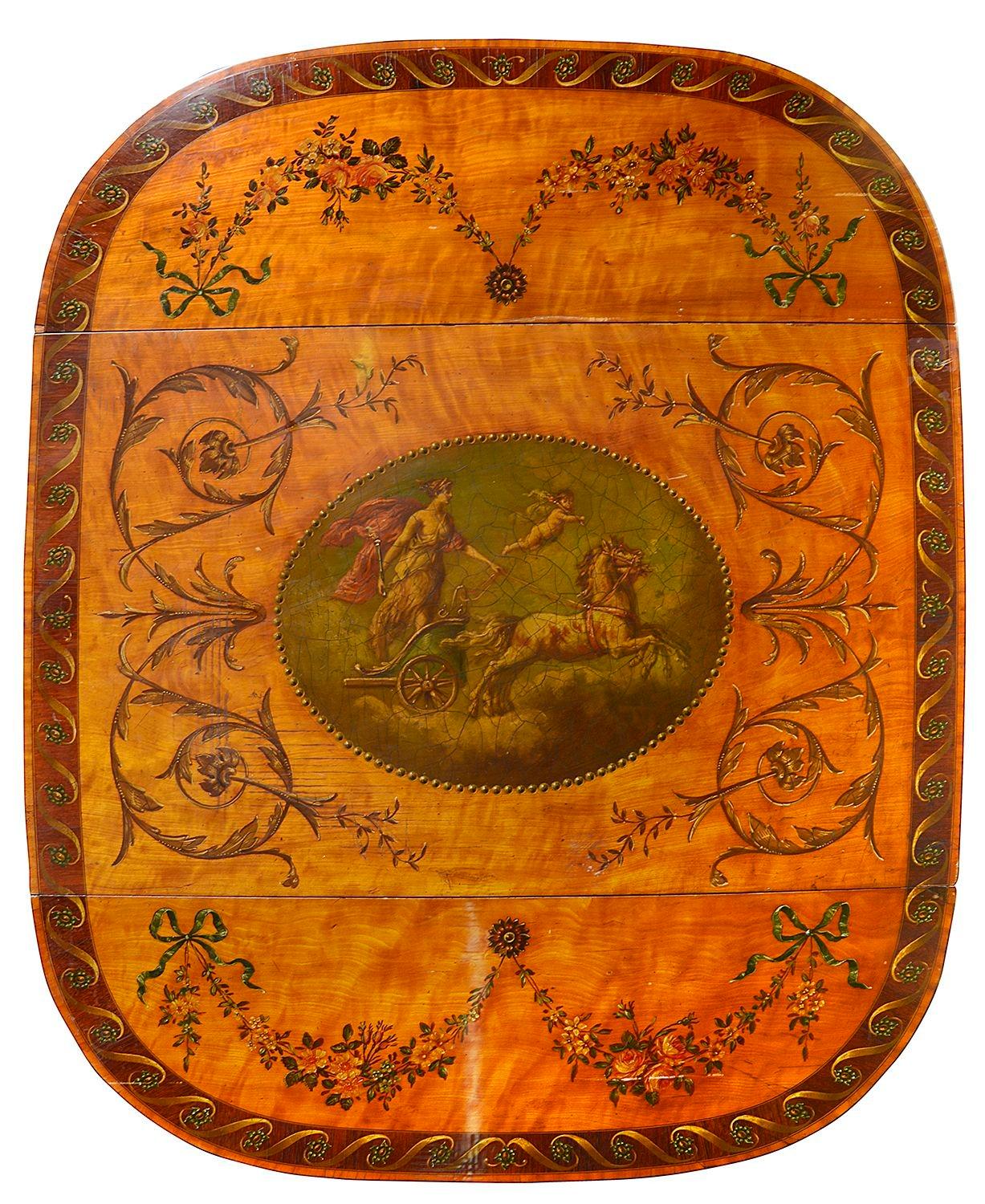 Anglais Table Pembroke de style Sheraton revival, circa 1880 en vente