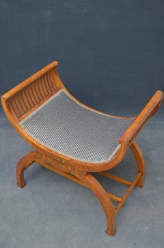 Sheraton Revival Satinwood Stool