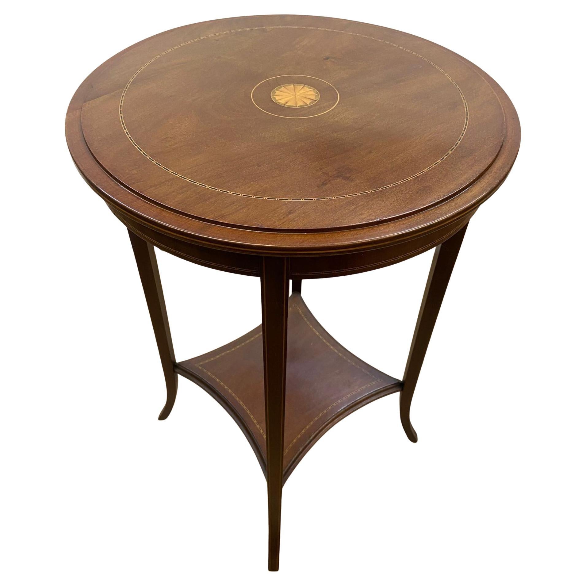 Sheraton Revival Side Table Mahogany Occasional