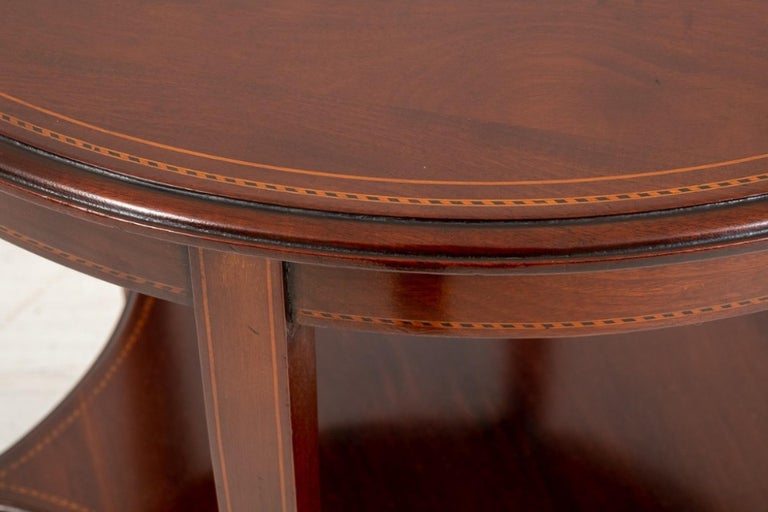 Sheraton Table Sheraton Revival Table, Antique Mahogany Centre Tables, 1890 For Sale ...