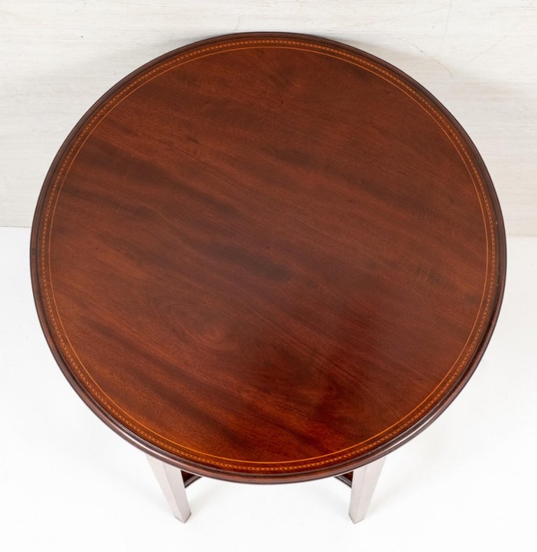 Sheraton Table Sheraton Revival Table, Antique Mahogany Centre Tables, 1890 For Sale ...