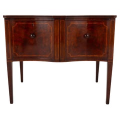 Sheraton Side Cabinet Mahogany Revival 1860