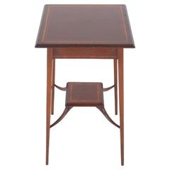 Sheraton Side Table Mahogany Revival Side Tables