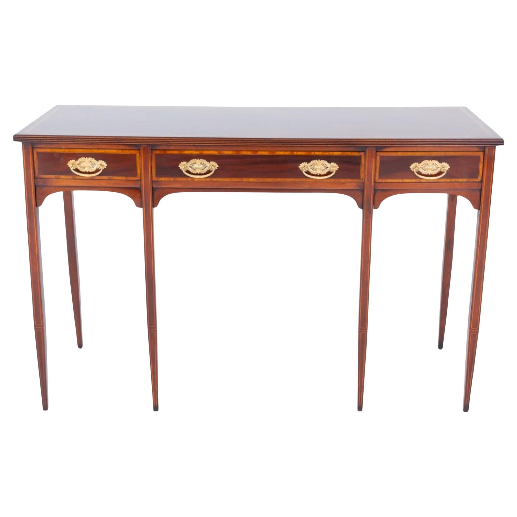Sheraton Sideboard Antique Mahogany Server 1880 For Sale