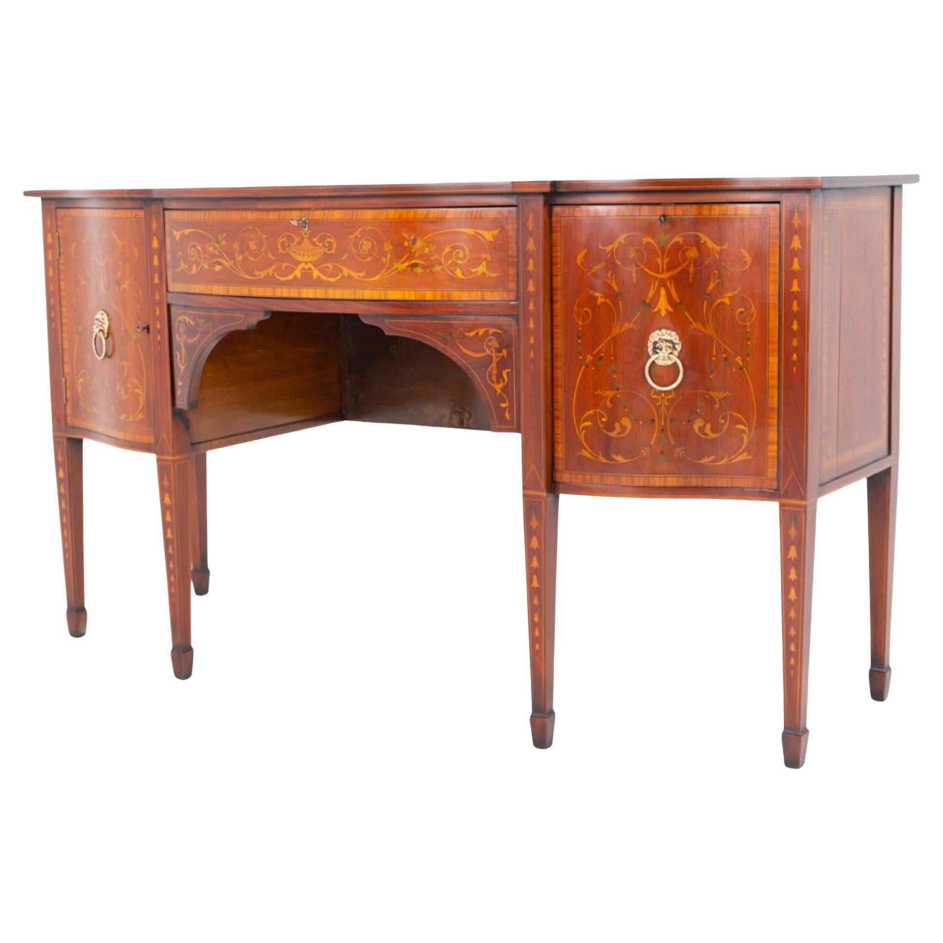 Credenza Sheraton Server in mogano 1880