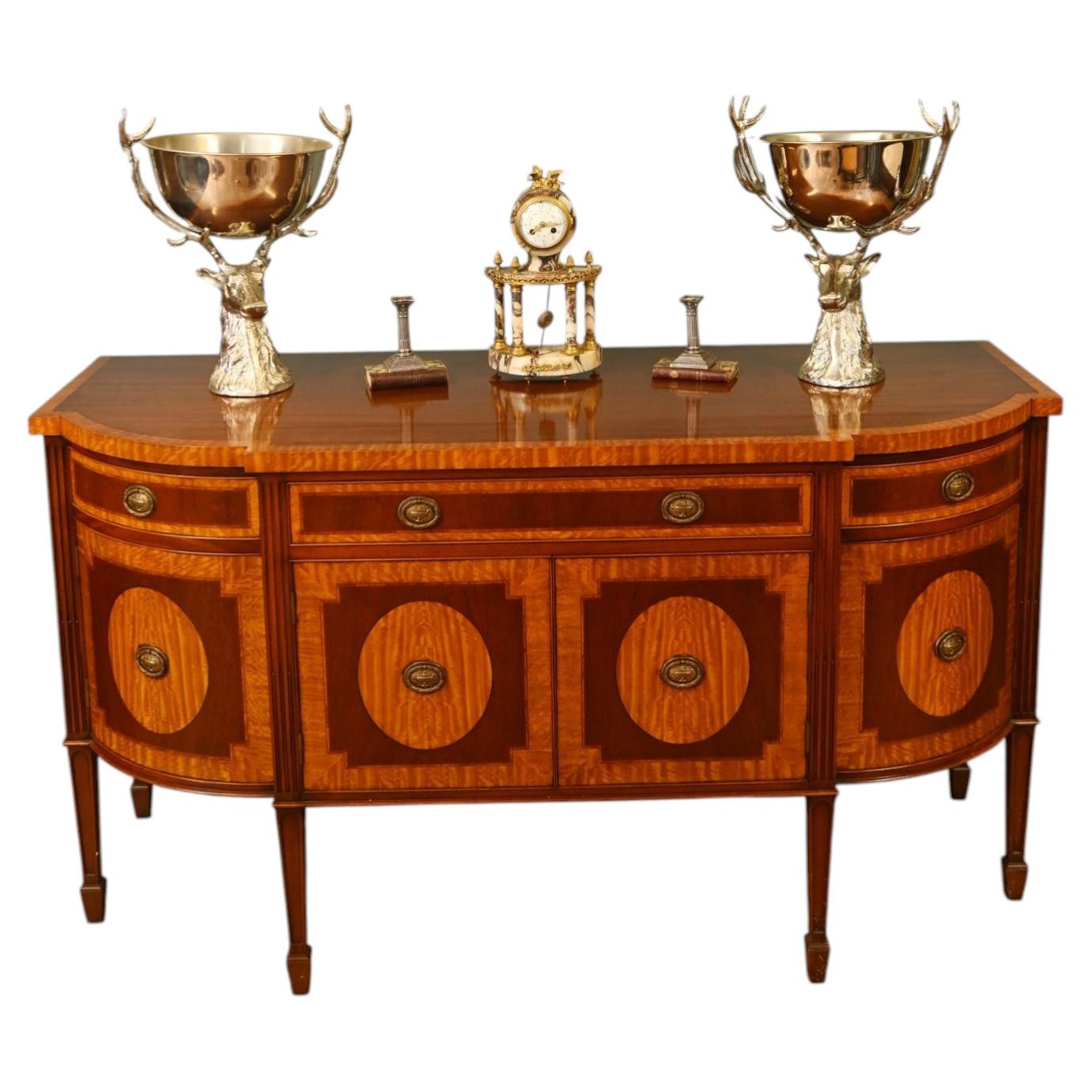Sheraton Sideboard Mahogany Server Period Edwardian Buffet 1910