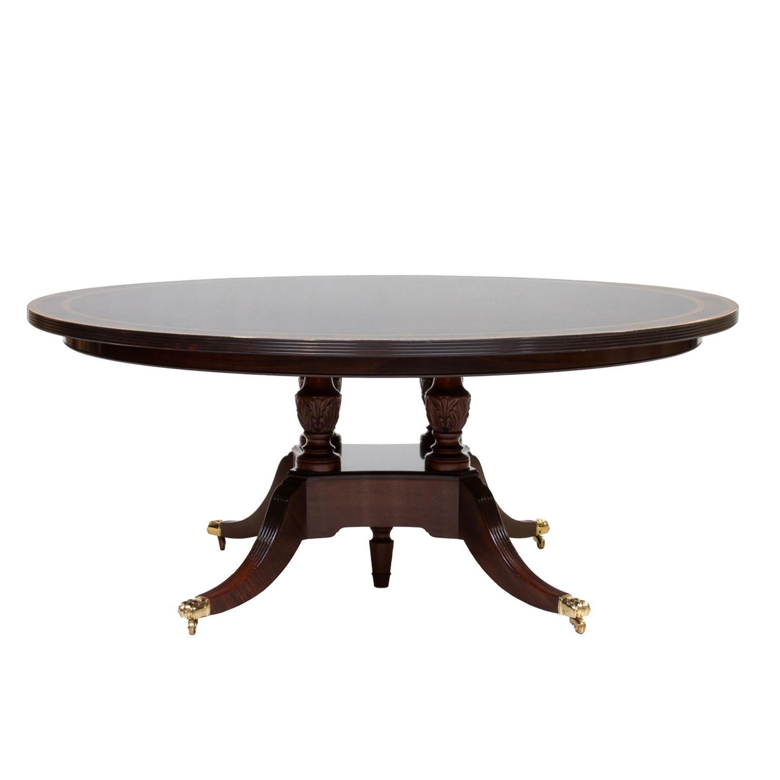 Sheraton Style Round Dining Table 1