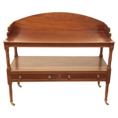 Used Sheraton Two Drawer Serving Table