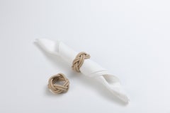 SHERAZADE - Set of 2 Napkin Holders - Cappuccino Beige