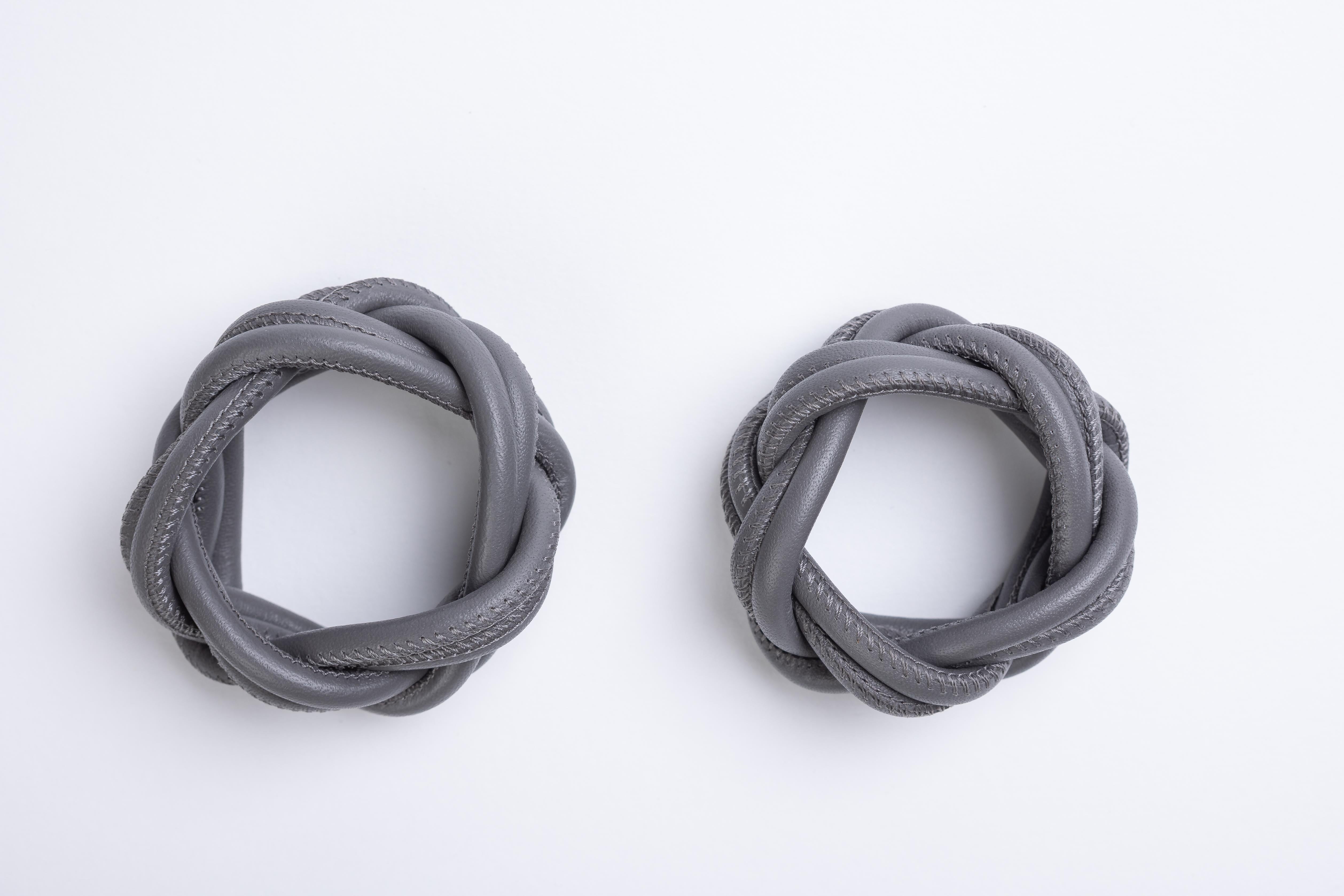 Italian SHERAZADE - Set di 2 Portatovaglioli - Pietra Grey in vendita