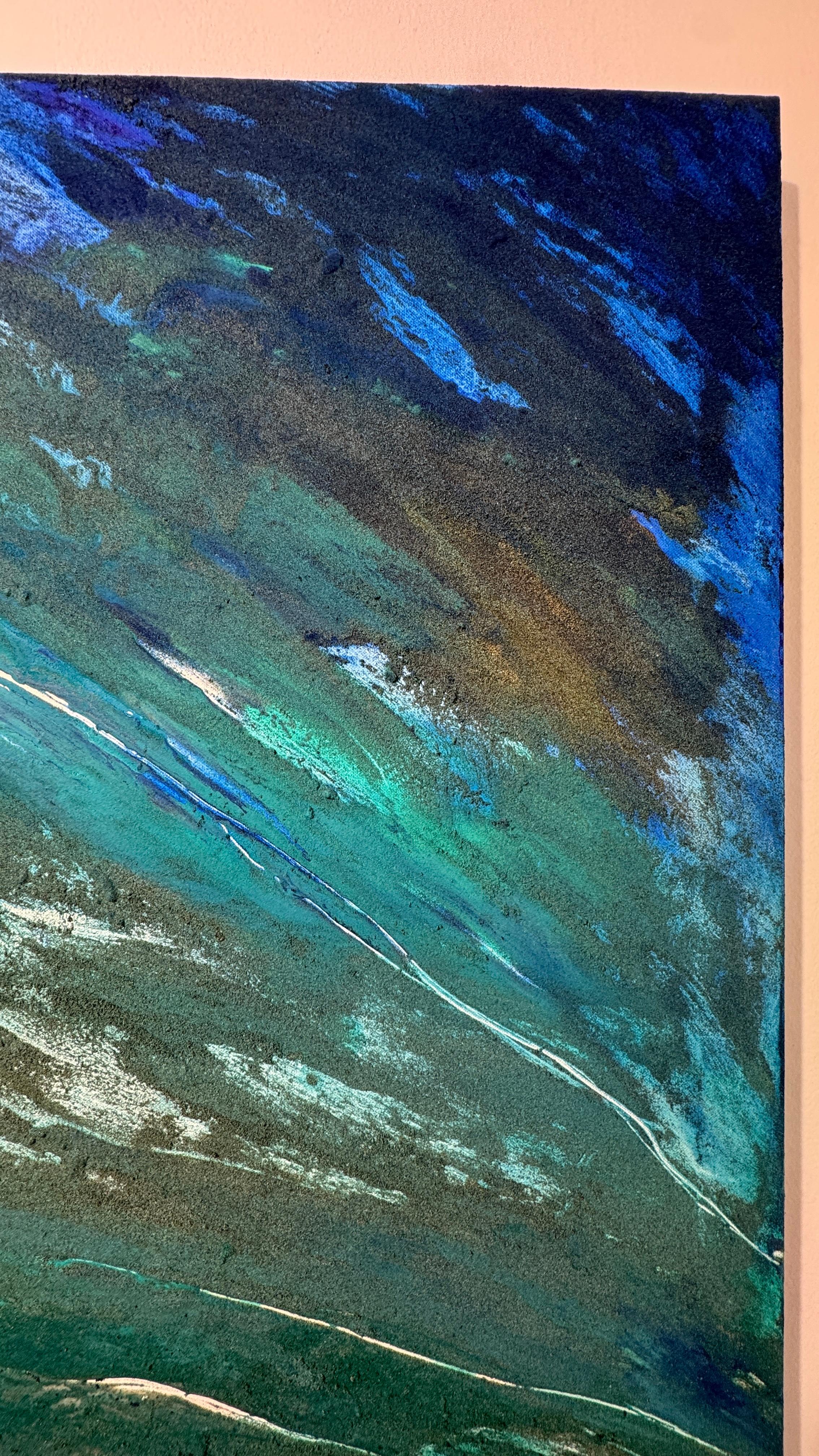 Oceánica (Abstrakt), Mixed Media Art, von Sherezade Morales