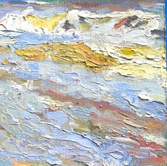 "After Sorolla Study of the Sea" (2023) by Sheri Farabaugh, Oil Sea Painting