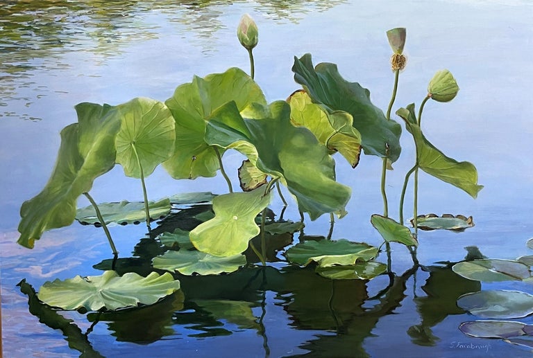 Sheri Farabaugh "Dappled Light" Oil Painting at 1stDibs