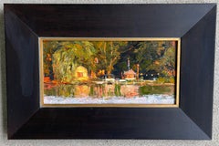 "Always a Party at the Cottage" (2023) by Sheri Farabaugh, Original Painting