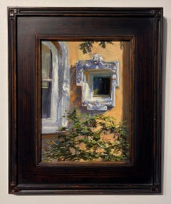 "Garden Shadows" by Sheri Farabaugh, Original Painting, CO Governor's Mansion