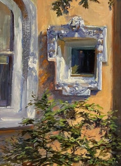"Garden Shadows" by Sheri Farabaugh, Original Painting, CO Governor's Mansion