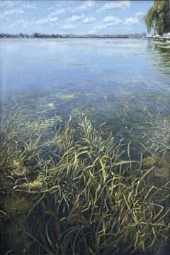 "Jardín oculto" (2024) de Sheri Farabaugh, Naturaleza muerta Pintura al óleo