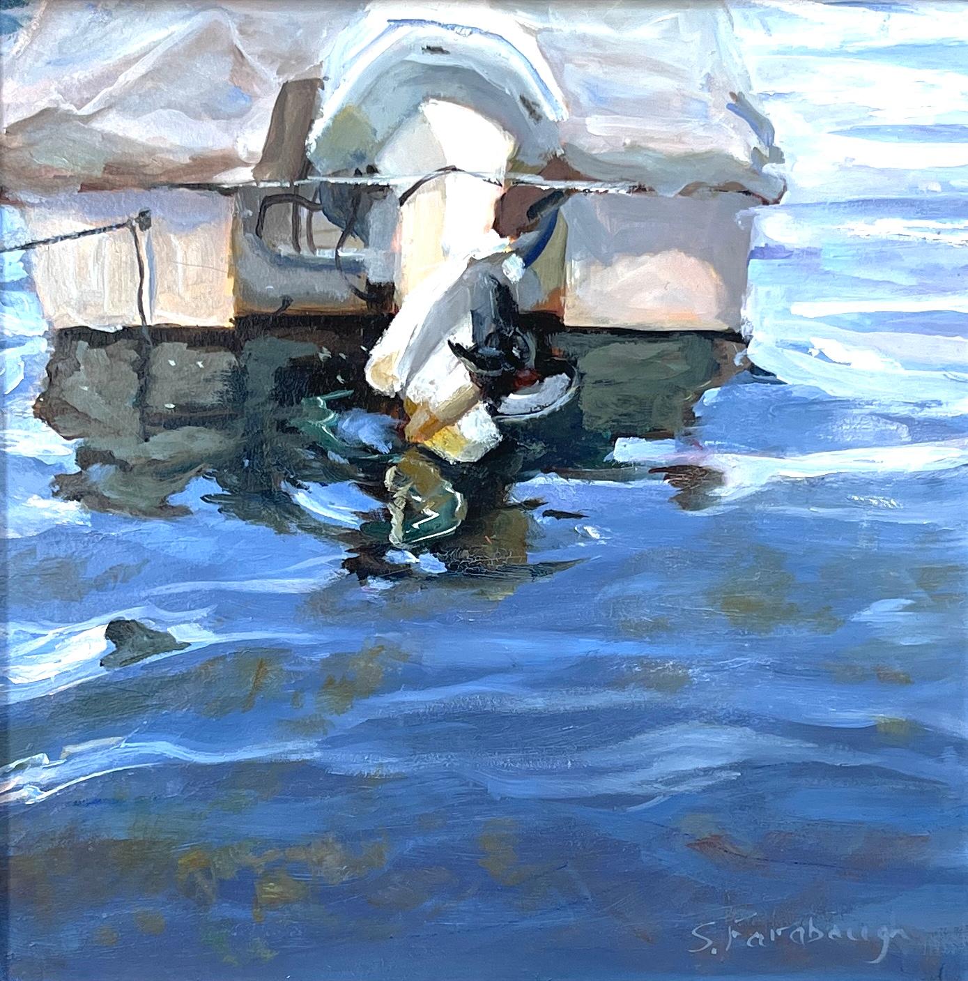 "Merc Power" (2019) di Sheri Farabaugh, Natura morta dipinta a olio