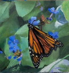 "Monarch" by Sheri Farabaugh, Original Painting, Butterfly