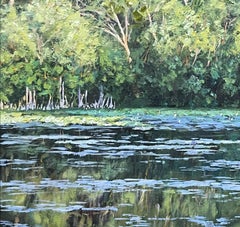 „Other Side of the Island“ (2024) von Sheri Farabaugh, Stillleben, Ölgemälde