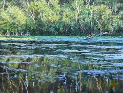 "Other Side of the Island" (2024) di Sheri Farabaugh, Natura morta dipinta a olio