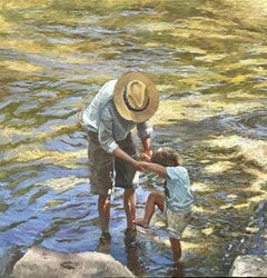 "Mano firme" (2024) de Sheri Farabaugh, Naturaleza muerta Pintura al óleo