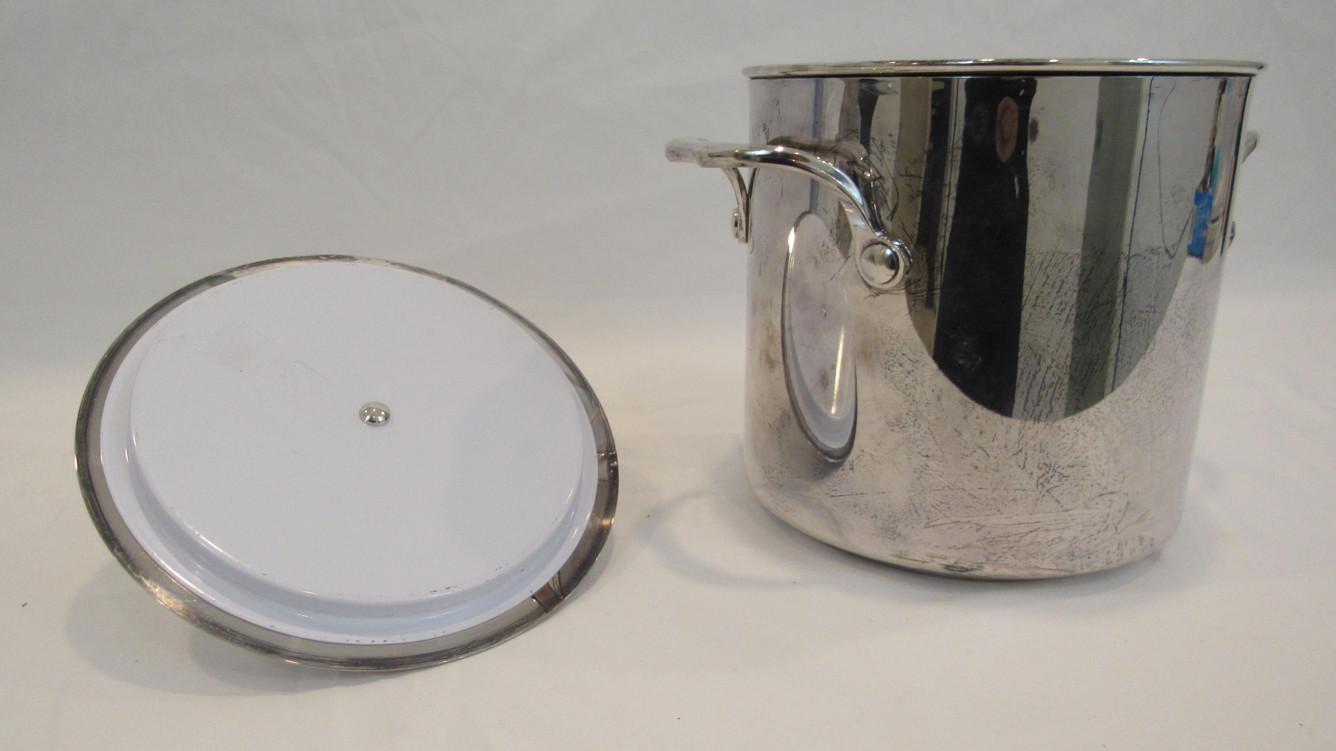 American Sheridan Silver Plate Ice Bucket For Sale