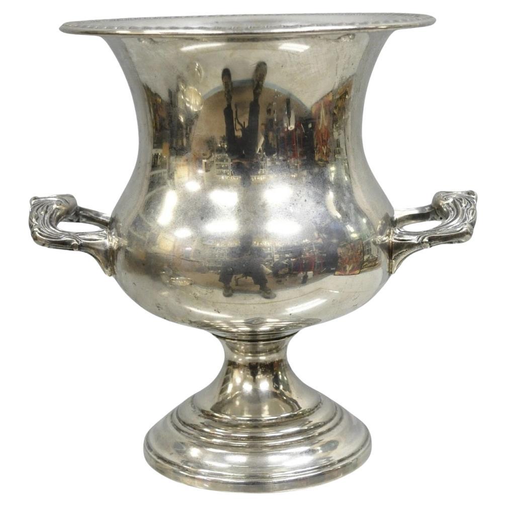 Sheridan Victorian Bulbous Silver Plated Champagne Chiller Wine Ice Bucket