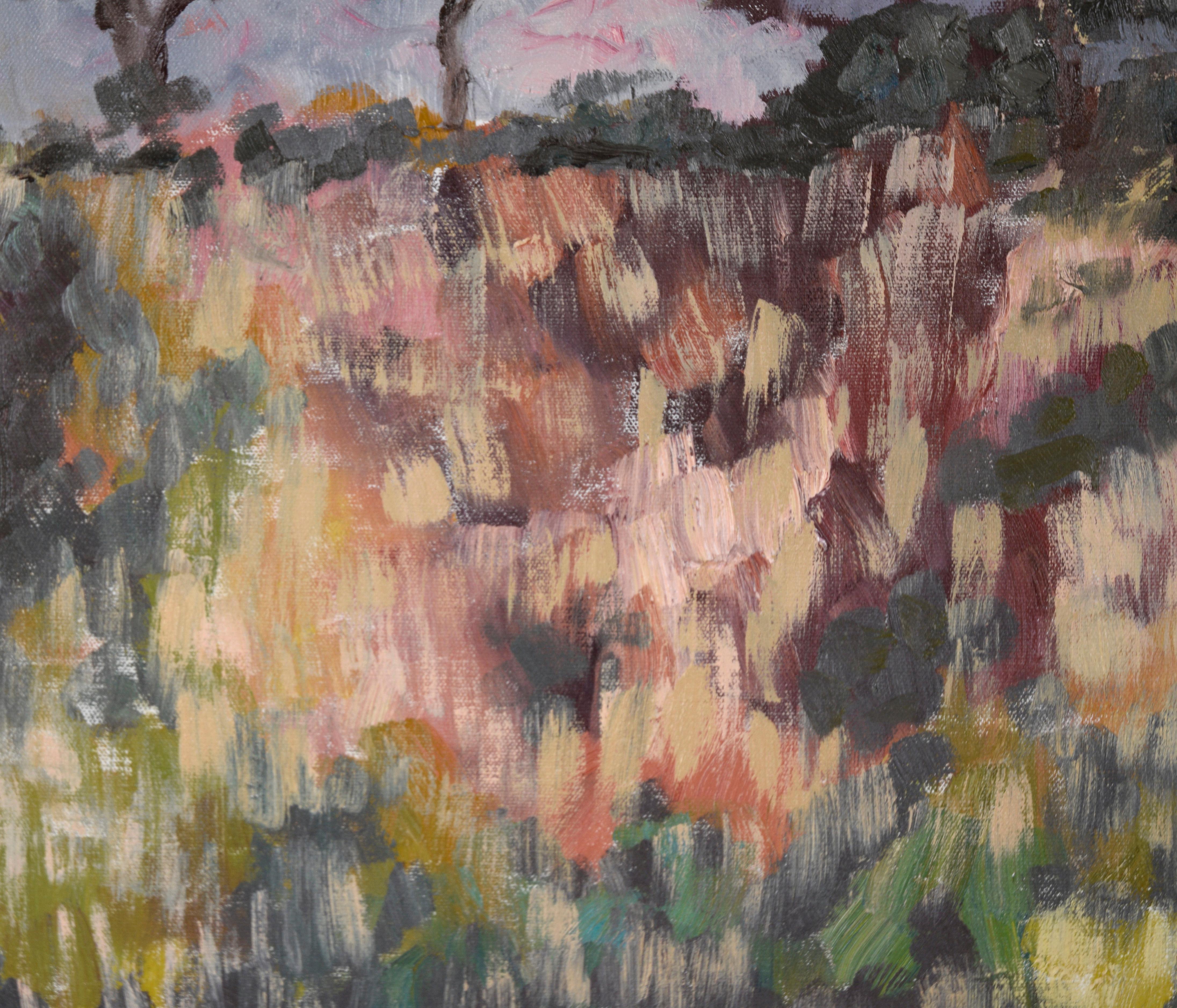 Praterie - Paesaggio impressionista verticale in olio su tela

Paesaggio verticale plein aire di Sherin M. Lindsey (americano, nato nel 1945). Lo spettatore si trova ai margini di un campo erboso, rappresentato in una moltitudine di colori naturali.
