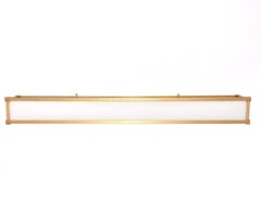 Sherle Wagner Lampada da bagno per vanità in ottone dorato o bronzo Sconce da parete 38"