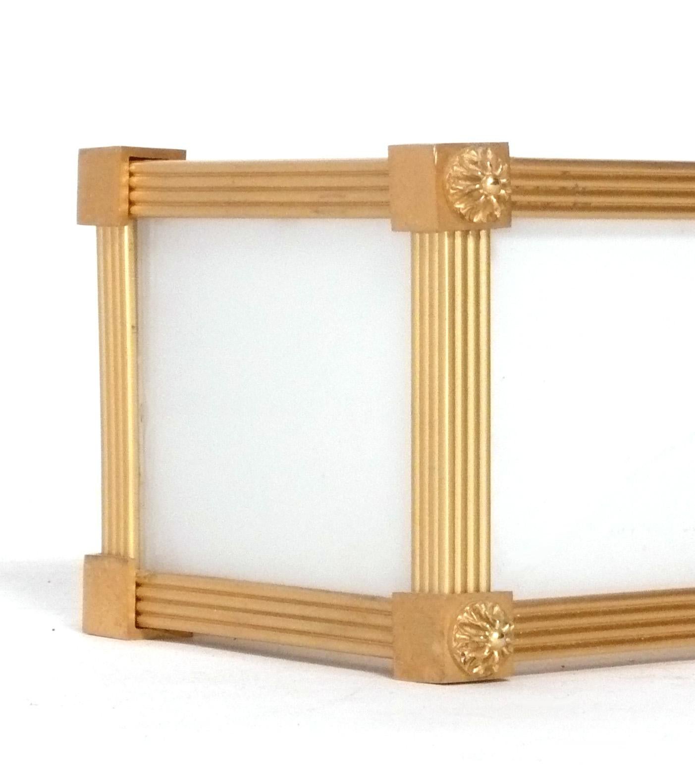 Sherle Wagner Aplique de pared para tocador de latón dorado o bronce 38 Regencia en venta