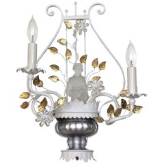 Sherle Wagner Chinoiserie Tole Light Sconce from Mar-a-lago Palm Beach