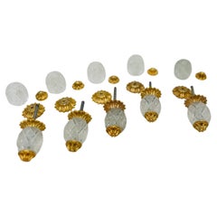 Meuble de rangement ou bouton de tiroir "Renaissance" en cristal Sherle Wagner - 10 disponibles