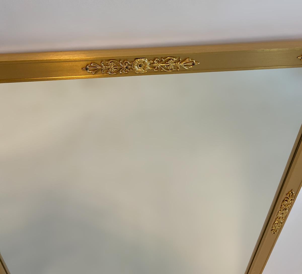 gold filigree mirror