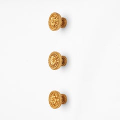 Sherle Wagner Gold Cabinet or Drawer Knobs