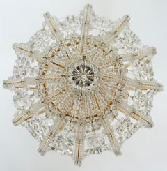 Sherle Wagner Luninaire, luminaire affleurant avec perles de cristal