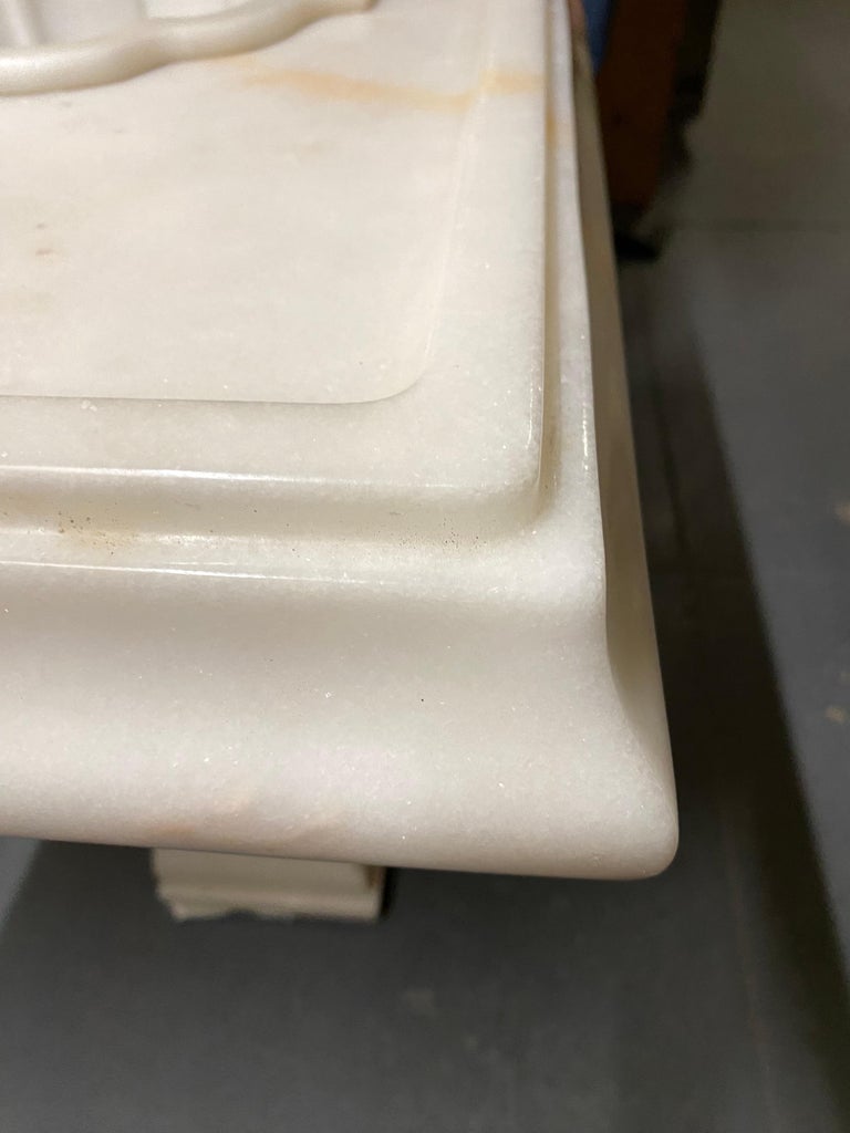 Sherle Wagner Marble Pedestal Sink For Sale at 1stDibs