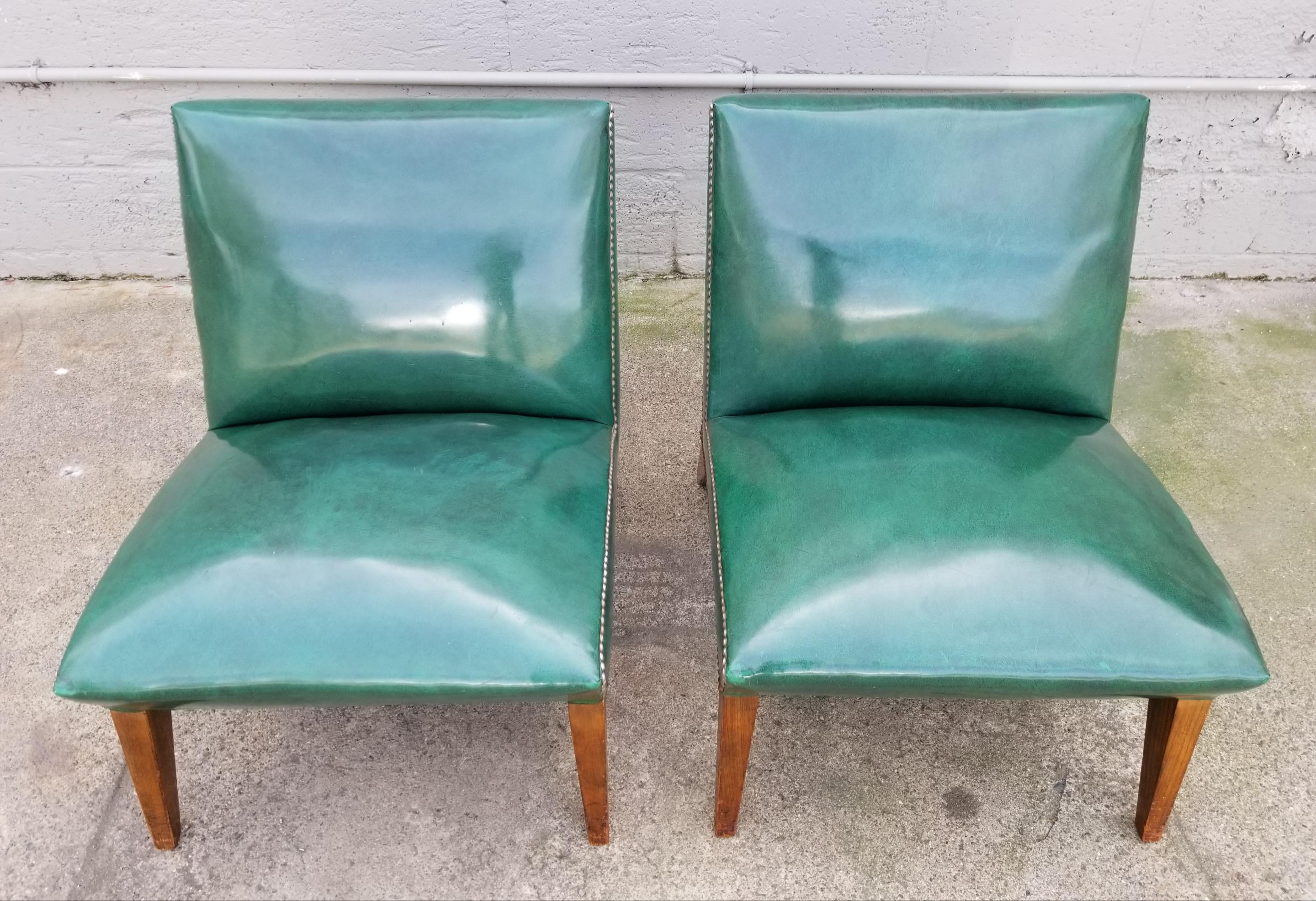 Mid-20th Century Sherman Bertram 1940's Modern Lounge Chairs