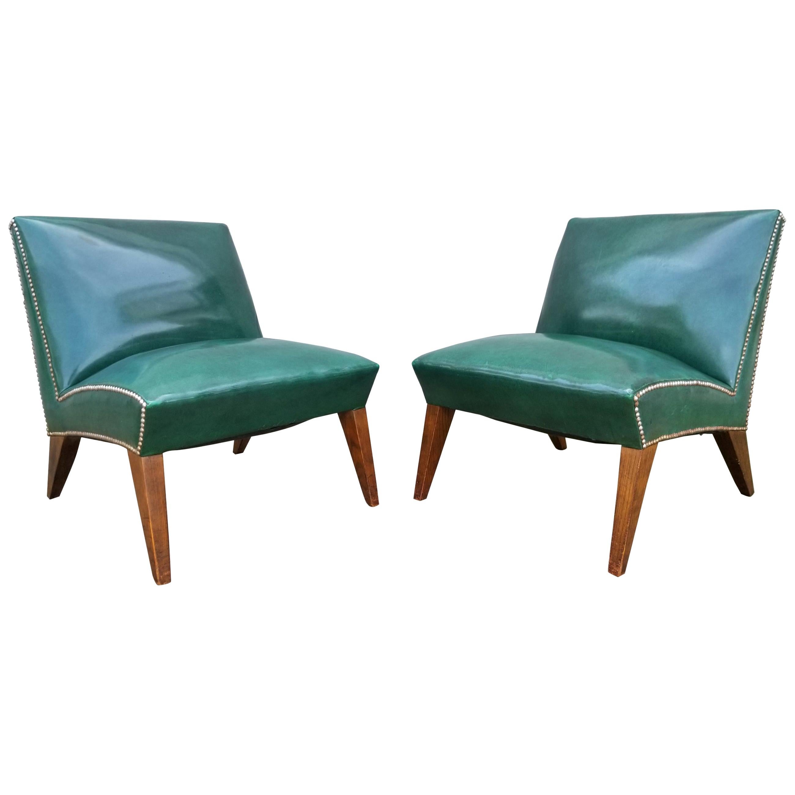 Sherman Bertram 1940's Modern Lounge Chairs