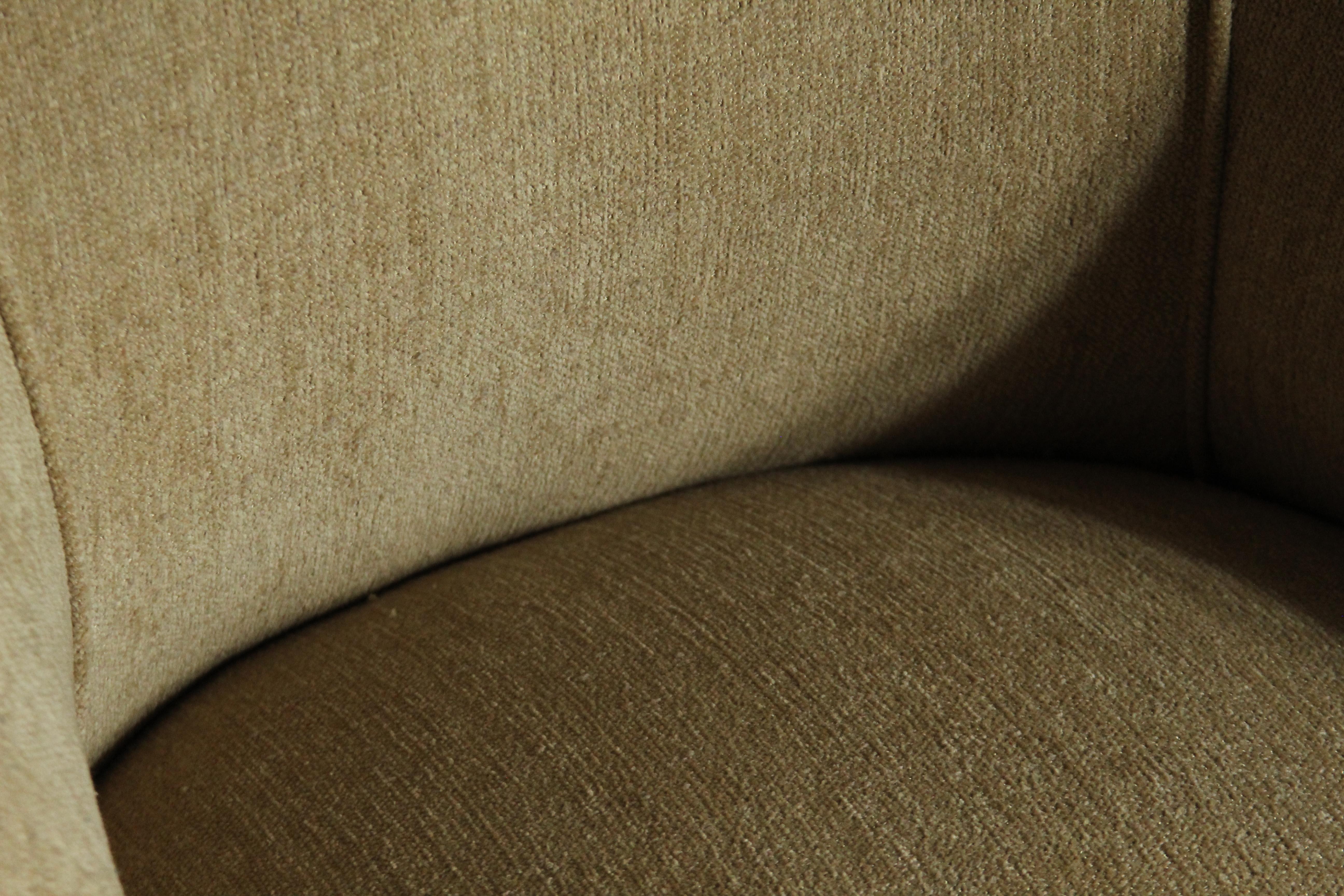 Sherman Bertram Sculptural Lounge Chairs in Vintage Chenille, 1940s 1