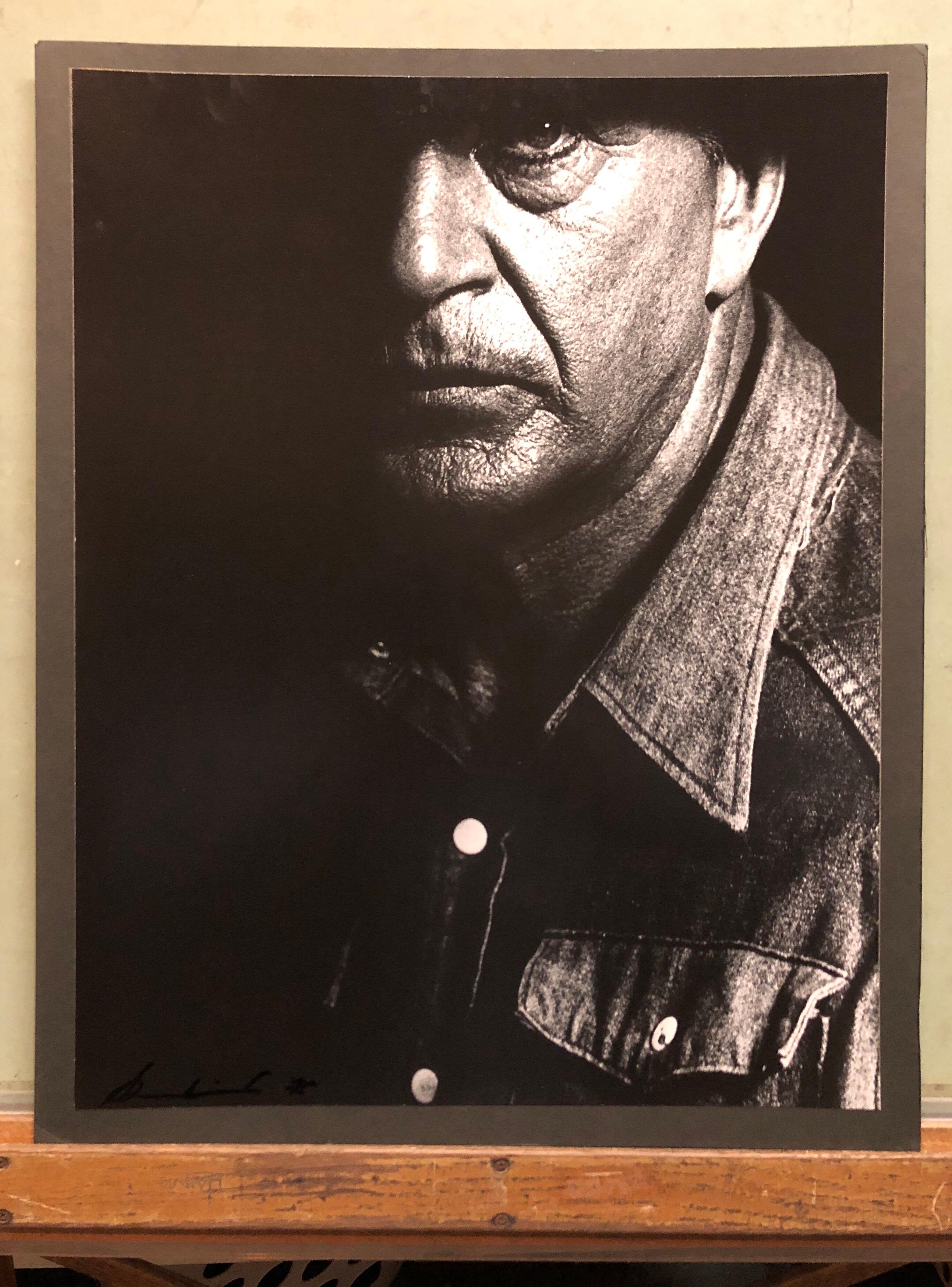 Vintage Silver Gelatin Print Photograph Gary Cooper, His Last Photo, Signed For Sale 2