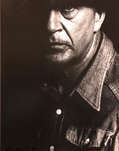 Retro Silver Gelatin Print Photograph Gary Cooper, His Last Photo, Signed