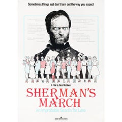 "Sherman's March" 1986 U.S. One Sheet Film Poster