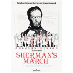 "Sherman's March" 1986 U.S. One Sheet Film Poster
