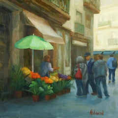 Amarante Market, Oil Painting