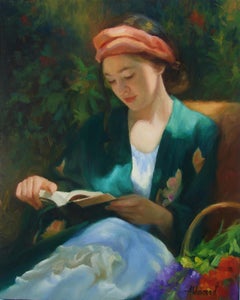 Carley Reading, Oil Painting