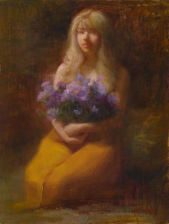 Danielle's Bouquet, Oil Painting