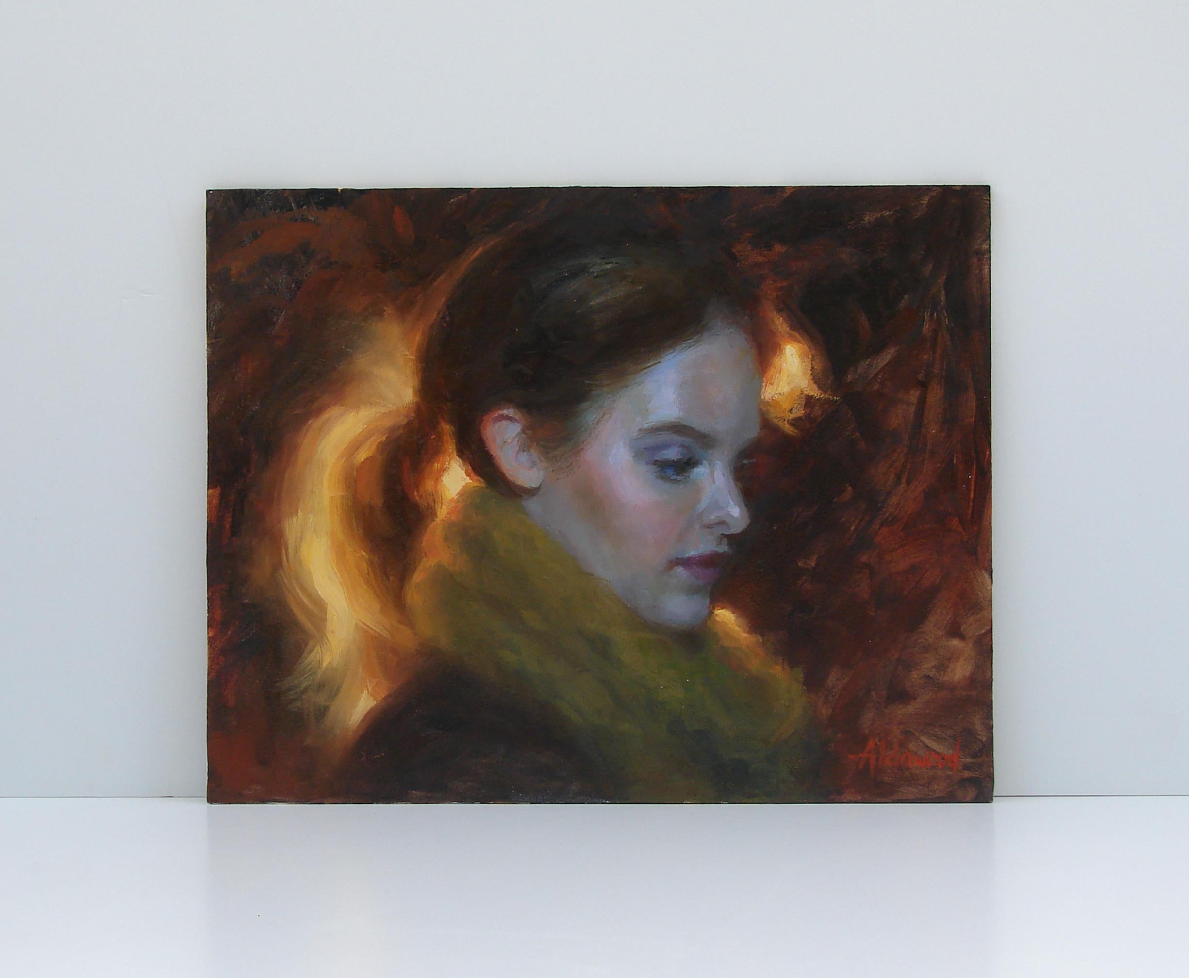 fire oil painting