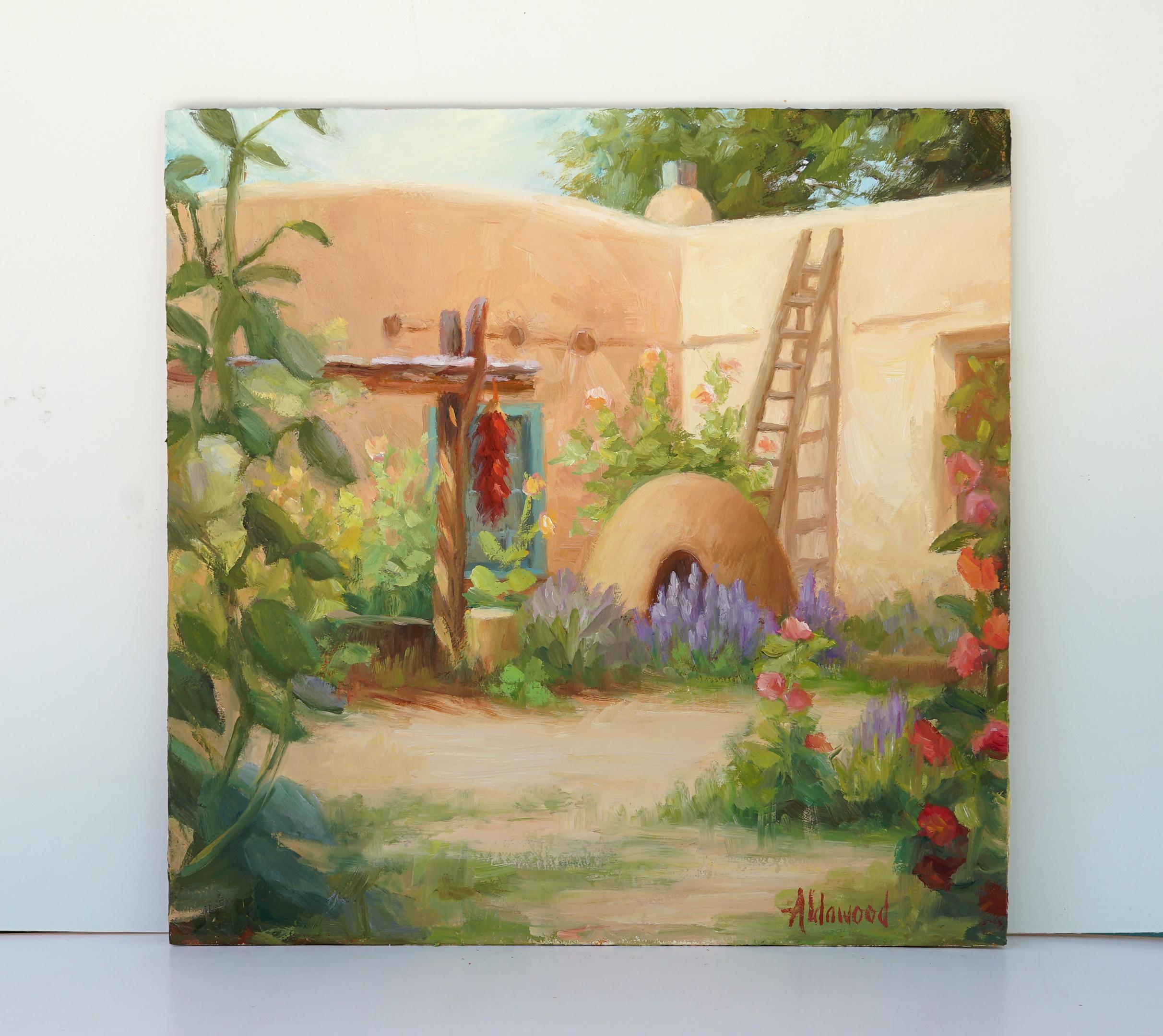 Kiva e agrifogli, Pittura a olio - Painting Impressionismo di Sherri Aldawood